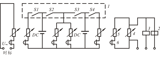 用電磁示波器測量斷路器動(dòng)作時(shí)間原理接線(xiàn)圖